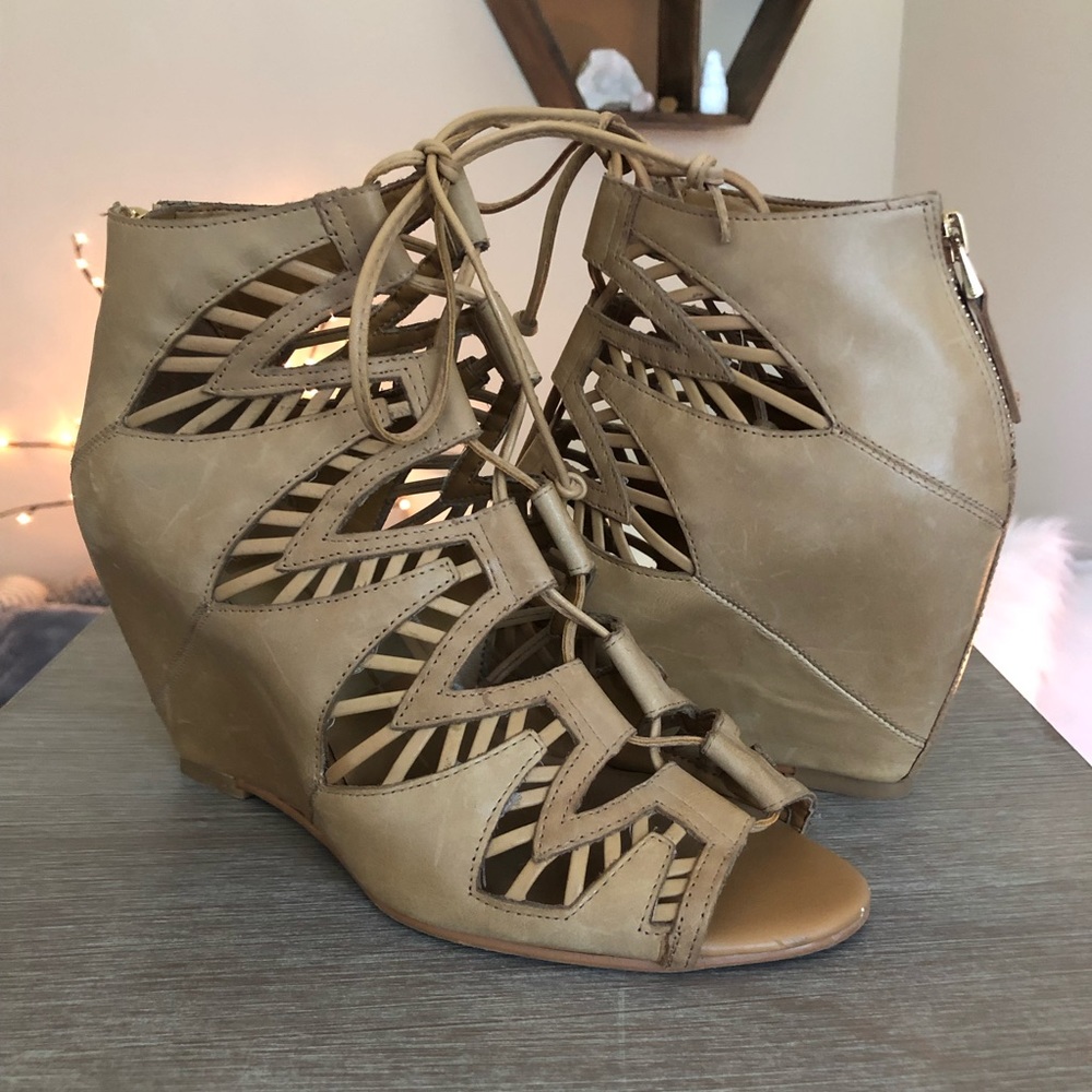 Dolce Vita Cutout Wedge Sandals